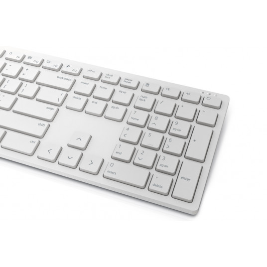 „Dell Pro“ belaidė klaviatūra ir pelė – KM5221W – US International (QWERTY) – balta