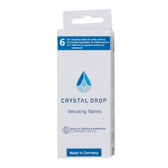 Nukalkinimo tabletės CRYSTAL DROP 6vnt