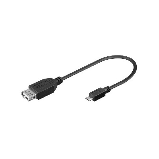 Sbox USB A F.-- MICRO USB M. 0.1M USB F-MICRO M