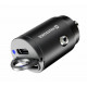 Swissten Nano Metal Car Charger Adapter 2xUSB-C with 30W PD / SCP