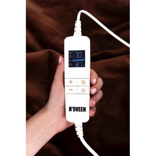 NOVEEN ELEKTRINĖ ANTKLODĖ EB655 RUDA ITIN MINKŠTA 180X130CM