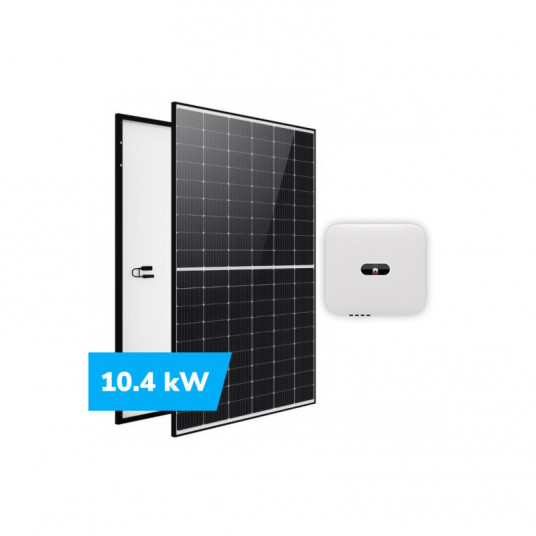 Saulės elektrinė su montavimu 10.4 kW, HUAWEI, LONGI, Juoda 