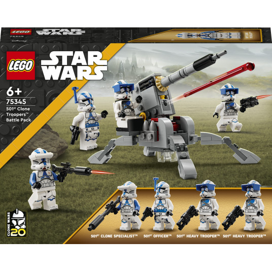 LEGO® 75345 Star Wars™ 501-ojo būrio klonų karių™ kovos rinkinys