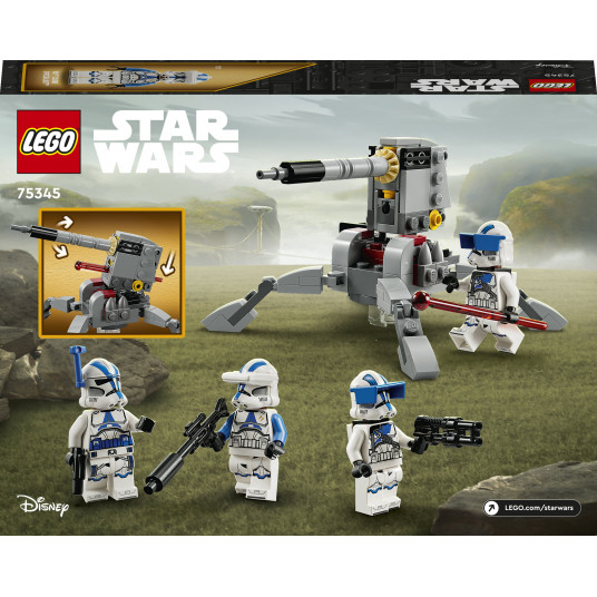 LEGO® 75345 Star Wars™ 501-ojo būrio klonų karių™ kovos rinkinys
