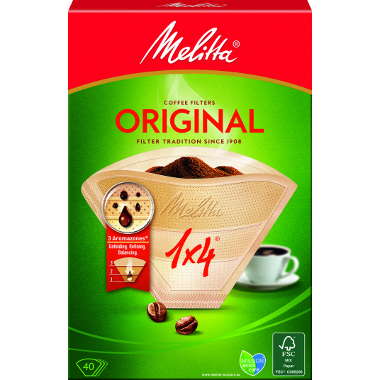 Kavos filtrai MELITTA AROMA ZONES1X4/40