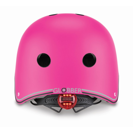 GLOBBER šalmas Primo Lights, XS/S ( 48-53cm), rožinė, 505-110