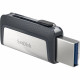 STICK 32GB USB 3.1 SanDisk Ultra Dual Drive Type-A/Type-C juoda/sidabrinė