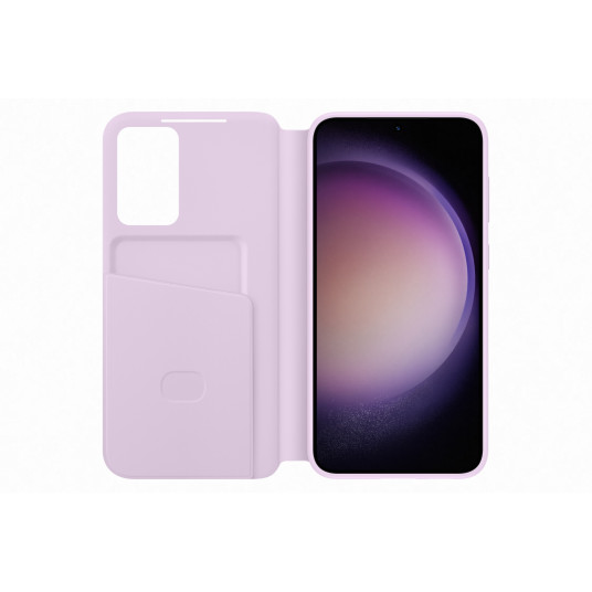 Dėklas Samsung Galaxy S23 Plus Clear View Cover, Lilac ZS916CVE