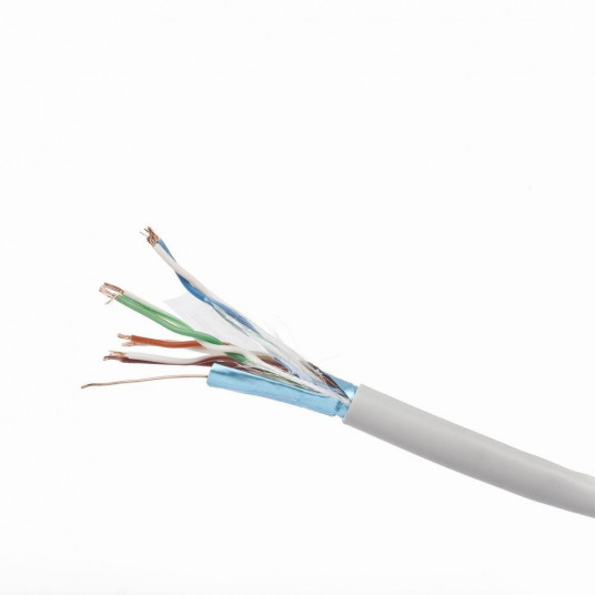 Gembird CAT5e FTP 100m tinklo kabelis F/UTP (FTP) Pilka