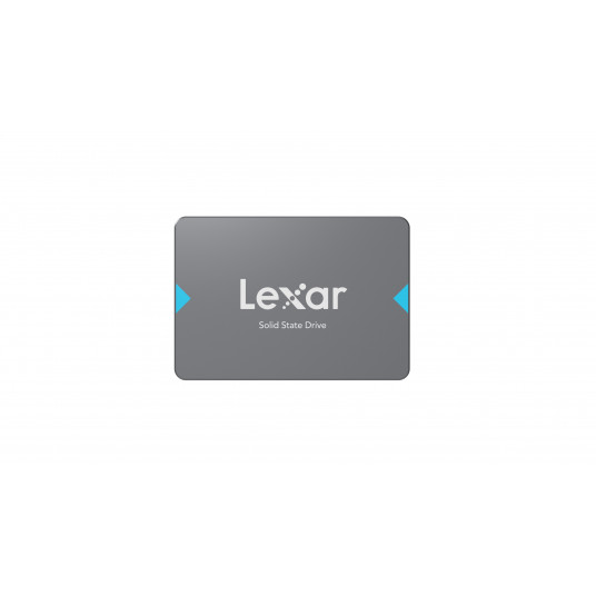 Lexar SSD NQ100 1920 GB, SSD formato koeficientas 2,5", SSD sąsaja SATA III, Rašymo greitis 445 MB/s, Skaitymo greitis 550 MB/s