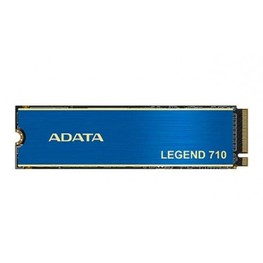 SSD|ADATAI|LEGEND 710|256GB|M.2|PCIE|NVMe|3D NAND|Rašymo greitis 1000 MB/sek|Nuskaitymo greitis 2100 MB/sek|TBW 65 TB|MTBF 1500000 val.|ALEG-756GCS10-256GCS10