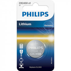 Battery Philips CR2450 Lithium 3 V (24.5 x 5.0)