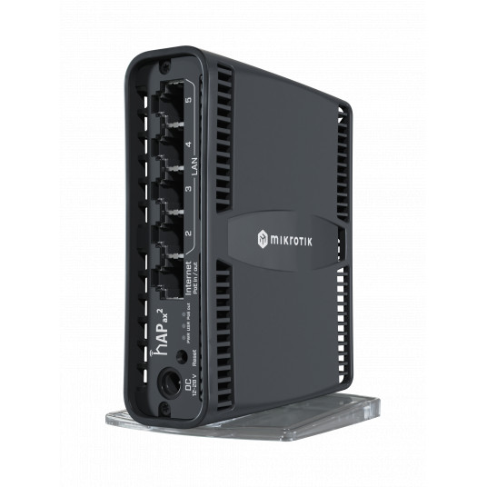 MikroTik C52iG-5HaxD2HaxD-TC - hAP ax² MikroTik hAP ax² C52iG-5HaxD2HaxD-TC 802.11ax, 1200 Mbit/s (5 GHz) / 574 Mbit/s (2,4 GHz) J prievadas, 5 LAN (2,4 GHz) Mbit/s