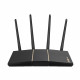 ASUS RT-AX57 belaidis maršrutizatorius Gigabitinis eternetas Dviguba juosta (2,4 GHz / 5 GHz) Juoda