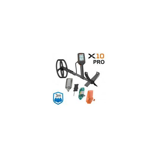 Metalo detektorius Quest X10 PRO (nardinamas iki 3m)
