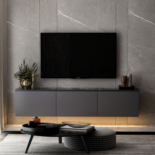 TV spintelė Neon Illuminated - antracito