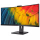 Philips | 34B1U5600CH | 34 in | VA | WQHD 3440 x 1440 at 120 Hz | 350 cd/m² | HDMI, DisplayPort, USB-C | 100 Watt | Height, swivel, tilt | Speaker(s)