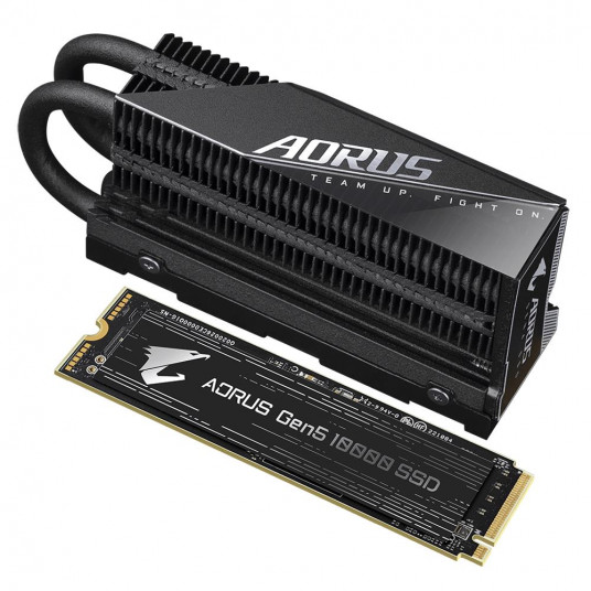 SSD|GIGABITAS|AORUS|2TB|M.2|PCIE|NVMe|3D TLC|Rašymo greitis 9500 MB/sek|Nuskaitymo greitis 10000 MB/sek|MTBF 1600000 valandų|AG510K2TB