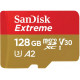 Sandisk atminties kortelė microSDXC 128GB Extreme + adapteris