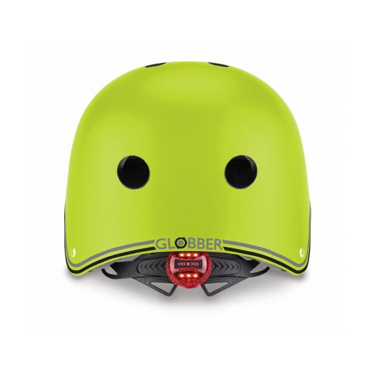 GLOBBER šalmas Go Up Lights, XXS/XS ( 45-51cm), žalia, 506-106