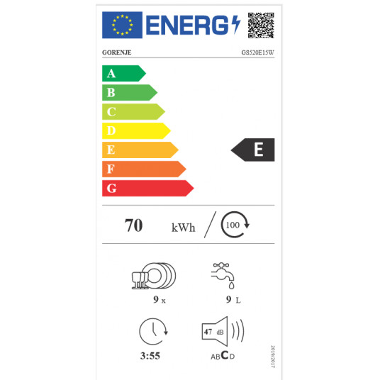 Indaplovė GORENJE GS520E15W
