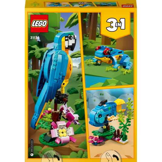 LEGO® 31136 CREATOR Egzotiška papūga