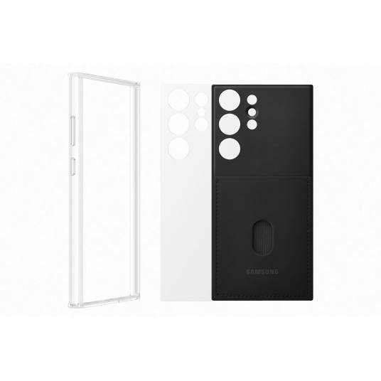 Dėklas Samsung Galaxy S23 Ultra Frame Cover, Black MS918CBE