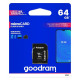 Goodram 64GB Micro SDHC U1-I 10 klasės atminties kortelė su adapteriu