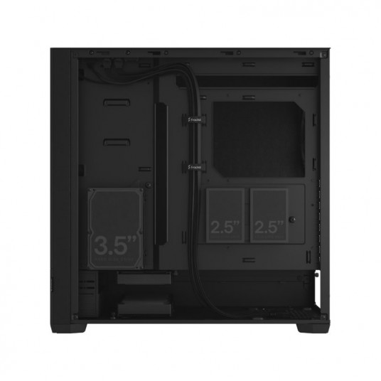 Fractal Design Pop XL Black Solid, E-ATX iki 280 mm, ATX , mATX, Mini ITX, Maitinimo šaltinis nėra
