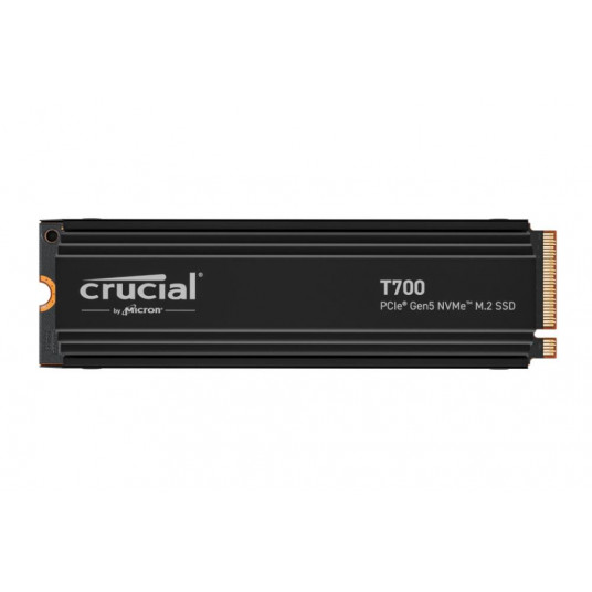 SSD|CRUCIAL|T700|2TB|M.2|PCIE|NVMe|TLC|Rašymo greitis 11800 MB/sek|Nuskaitymo greitis 12400 MB/sek|TBW 1200 TB|CT2000T700SSD5