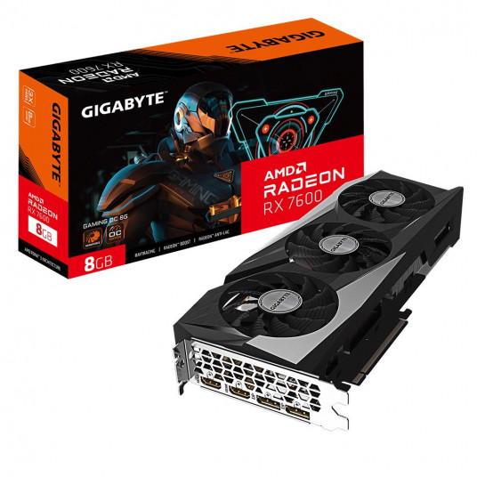 VGA PCIE16 RX7600 8GB GDDR6 / GV-R76GAMING OC-8GD GIGABYTE