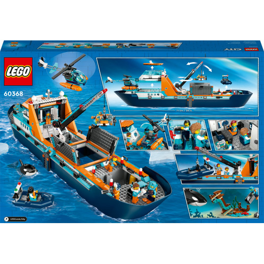 LEGO® 60368 CITY Arkties tyrinėtojų laivas