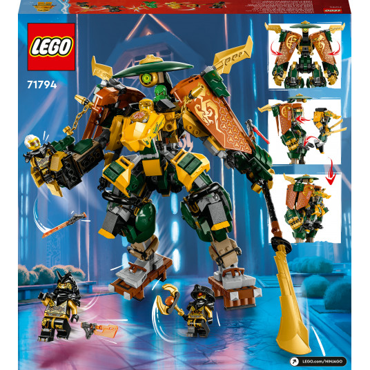 LEGO® 71794 NINJAGO Lloyd ir Arin nindzių komandos robotai