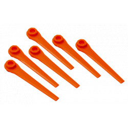 Peiliukai plastmasiniai akumuliatorinėms žoliapjovėms Gardena 05368-20, 20 vnt.