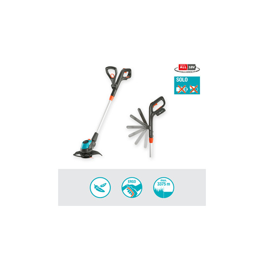 Akumuliatorinis trimeris Gardena EasyCut 23/18V P4A, 14700-55 (be baterijos ir pakrovėjo)