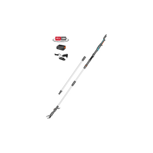 Akumuliatorinės teleskopinės genėjimo žirklės HighCut 360/18V P4A, 14776-20