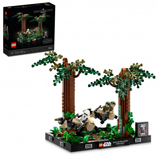 LEGO® 75353 Star Wars™ Endoro™ greitaeigio motociklo gaudynių diorama