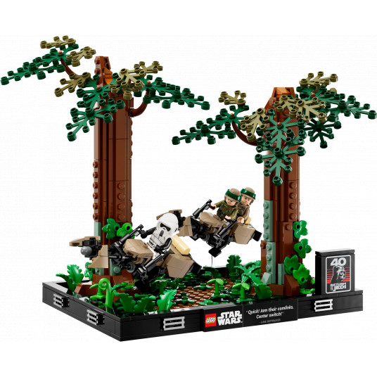 LEGO® 75353 Star Wars™ Endoro™ greitaeigio motociklo gaudynių diorama