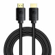 Kabelis Baseus HDMI 2.1, 3m, 8K 60 Hz 48 Gbps / 4K 120 Hz / 2K 144 Hz 3D eARC QMS