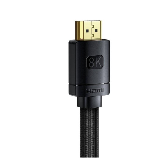 Kabelis Baseus HDMI 2.1, 3m, 8K 60 Hz 48 Gbps / 4K 120 Hz / 2K 144 Hz 3D eARC QMS
