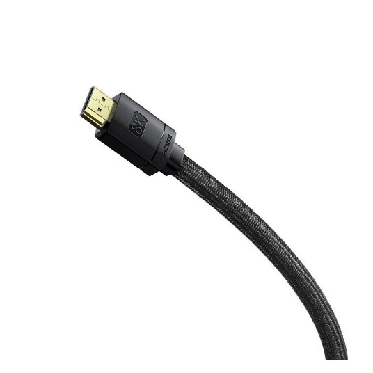 Kabelis Baseus HDMI 2.1, 3m, 8K 60 Hz 48 Gbps / 4K 120 Hz / 2K 144 Hz 3D eARC QMS