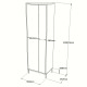 Pastatoma spintelė DY1-W