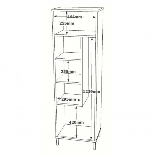 Pastatoma spintelė DY1-W