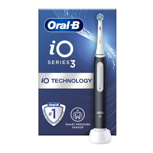 Elektrinis dantų šepetėlis Oral-B Oral-B iO3, matinis juodas