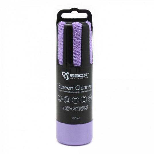 Sbox CS-5005U ekrano valiklis 150ml violetinė