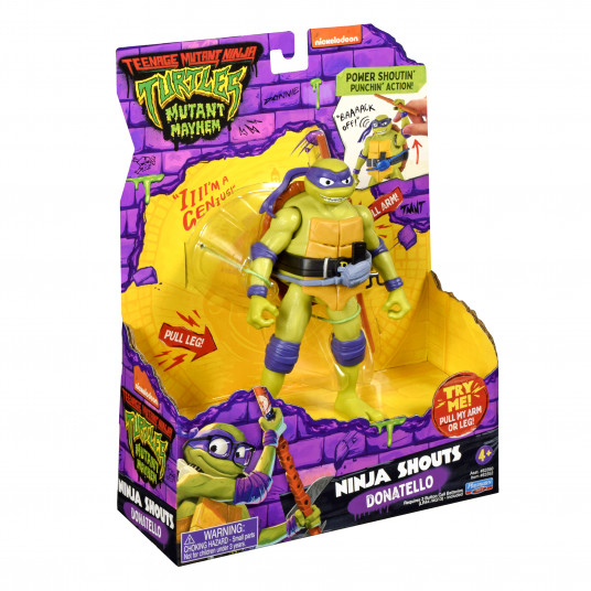 TMNT figūrėlė Nindzė šaukia Donatello, 83352