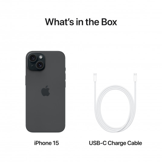 Telefonas Apple iPhone 15 128GB Black