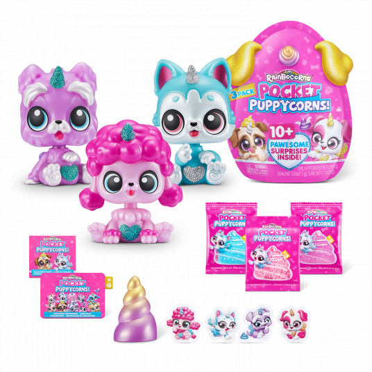 RAINBOCORNS figūrėlė su aksesuarais Pocket Puppycorn, 1 serija, 10 aksesuarų, 9284