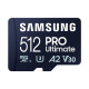 SAMSUNG 512GB PRO Ultimate microSD kortelė