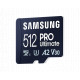 SAMSUNG 512GB PRO Ultimate microSD kortelė